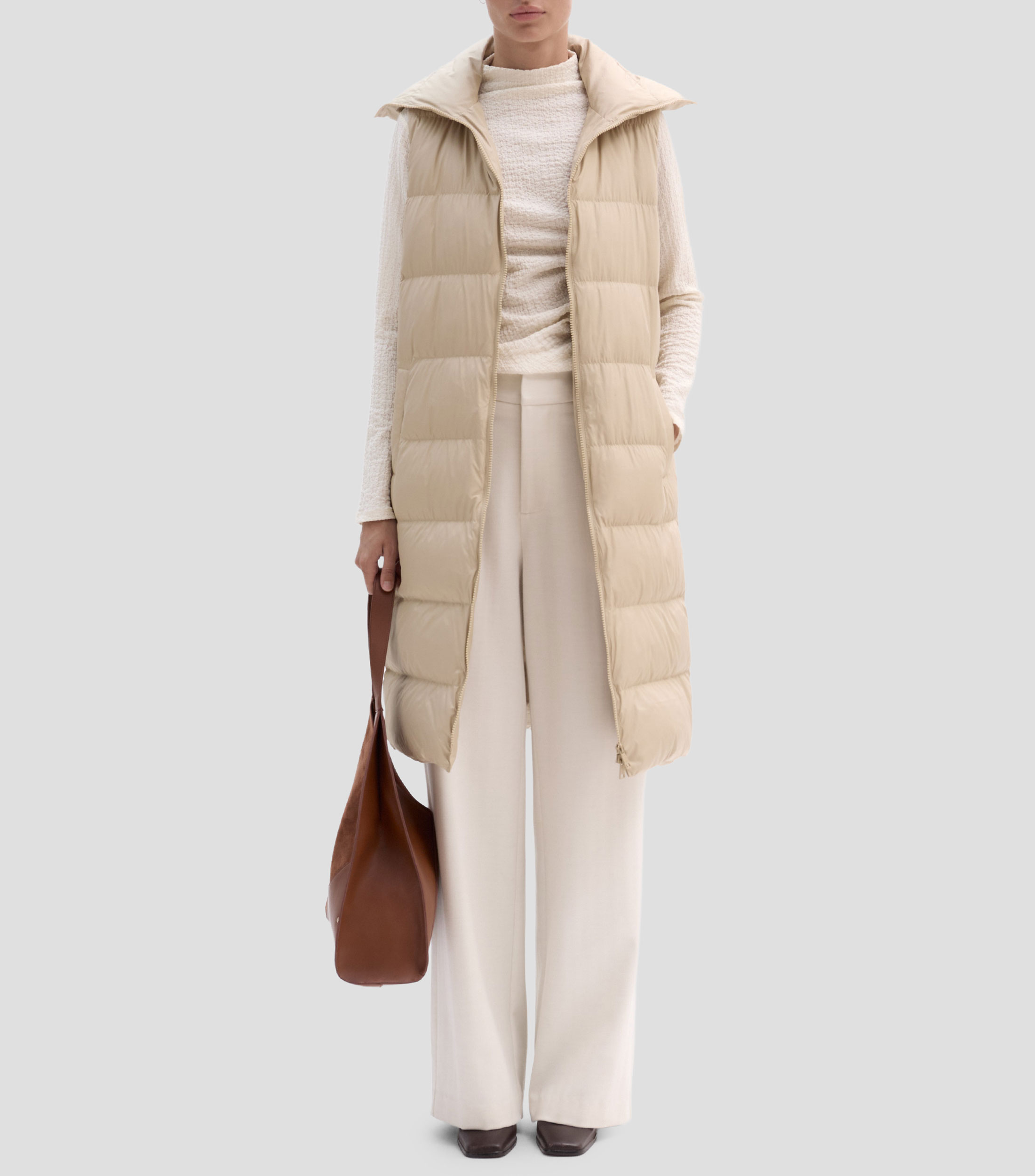 Chaleco largo acolchado Decka Mujer